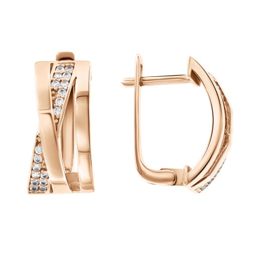 Ohrhänger mit Zirkonia 