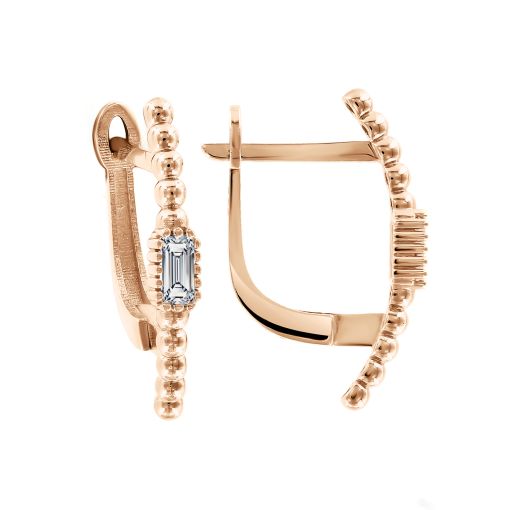 Ohrhänger mit Zirkonia 