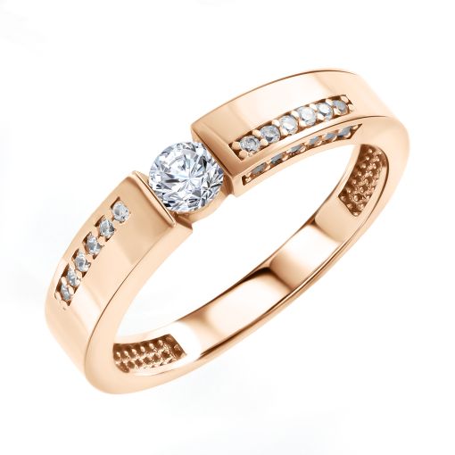 Damenring mit Zirkonia 