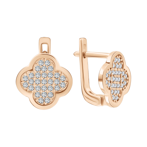 Ohrhänger mit Zirkonia 