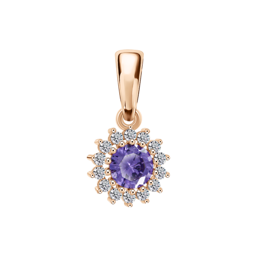 Подвеска с фианитами 