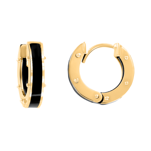 Серьги с эмалью 