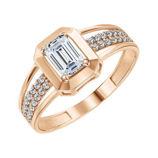 Damenring mit Zirkonia 