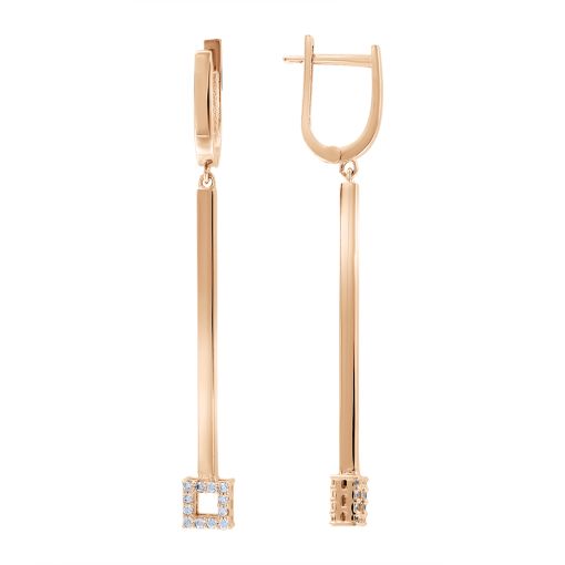 Ohrhänger mit Zirkonia 