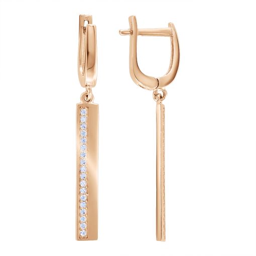 Ohrhänger mit Zirkonia 