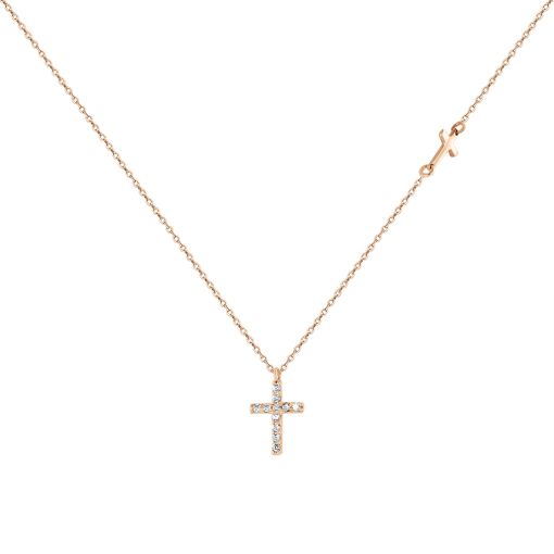 Collier mit Anhänger und Zirkonia 