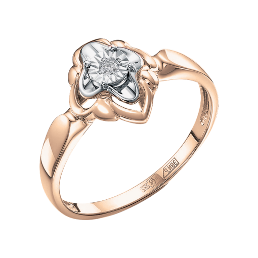 Women's ring with diamond 