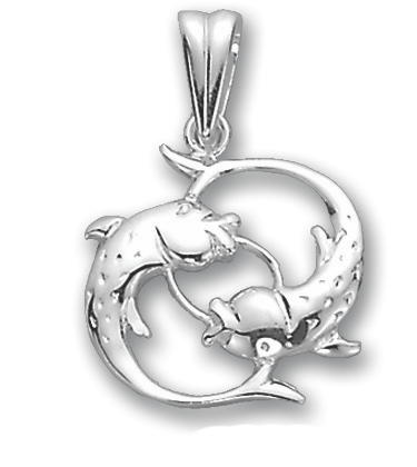 Подвеска знак зодиака «Рыбы» 