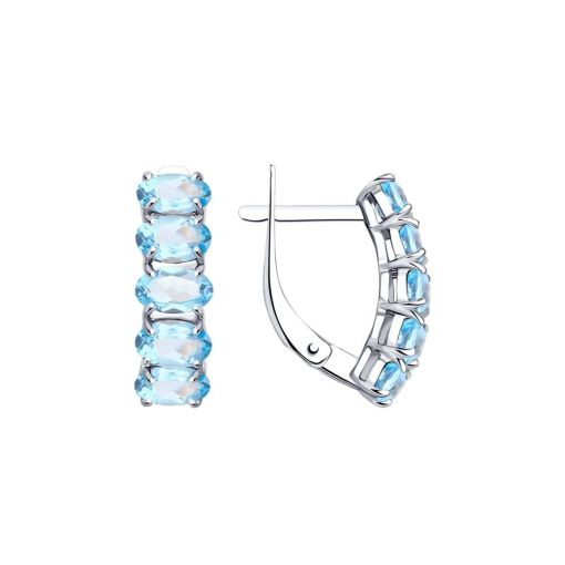 Ohrhänger mit Topas 