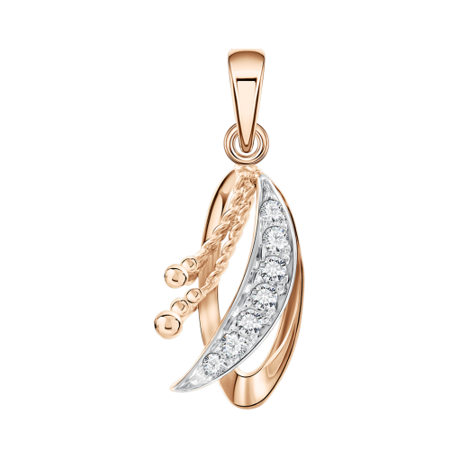 Pendant with zirconia 