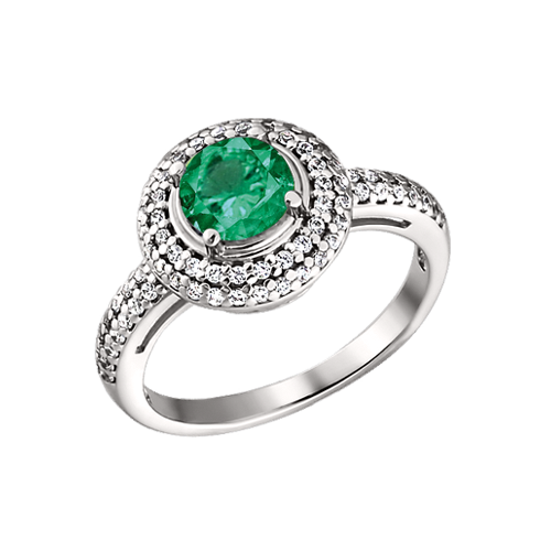 Women's ring with zirconia 
