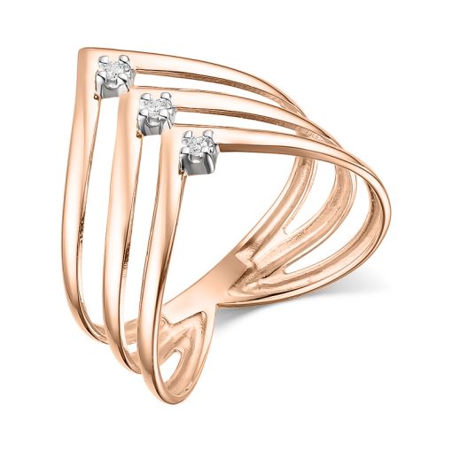 Кольцо с бриллиантами 