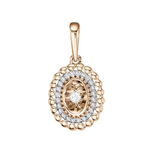 Pendant with diamonds 