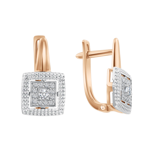 Серьги с бриллиантами 