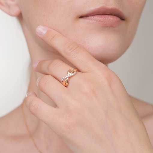 Damenring mit Zirkonia 