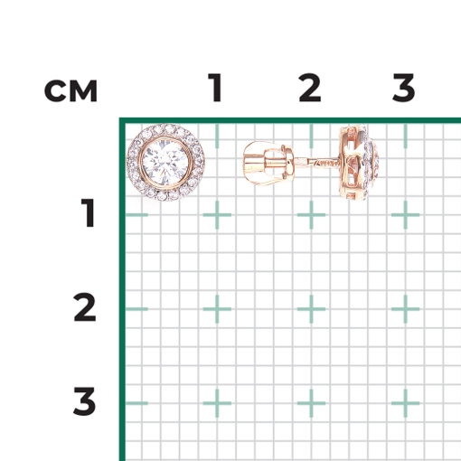 Ohrstecker mit Zirkonia 