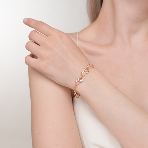 Bracelet with zirconia 