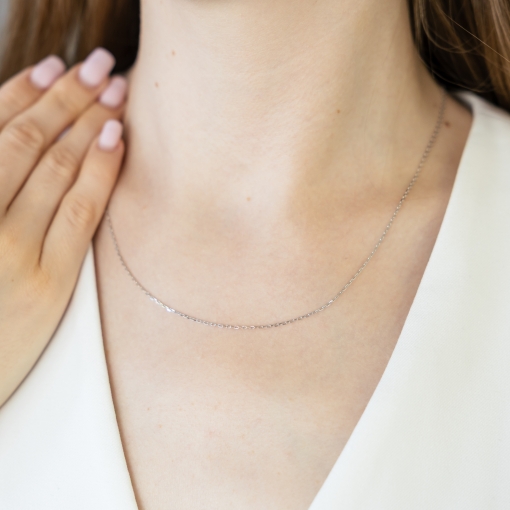White gold chain 