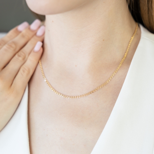 Yellow gold chain 