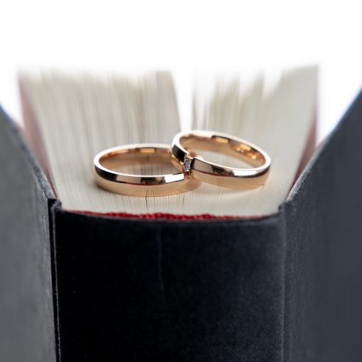 Wedding rings with diamond Without diamond