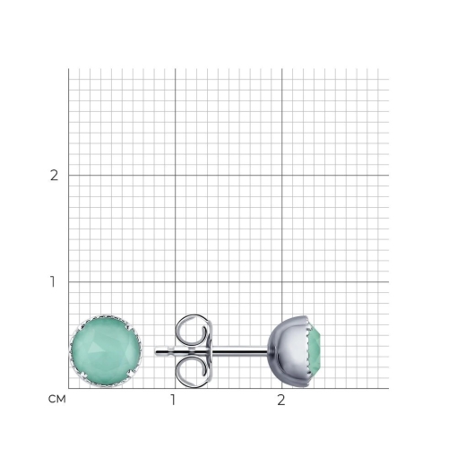 Ohrstecker mit Kristall 