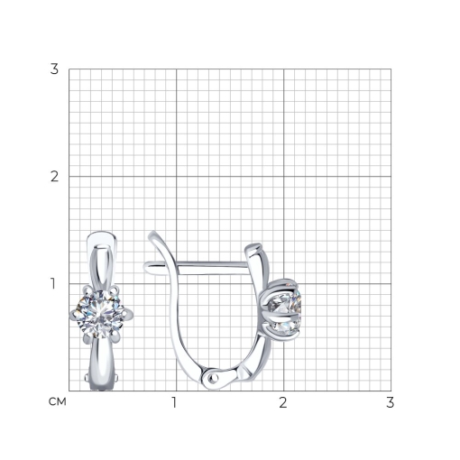 Ohrhänger mit Zirkonia Swarovski 