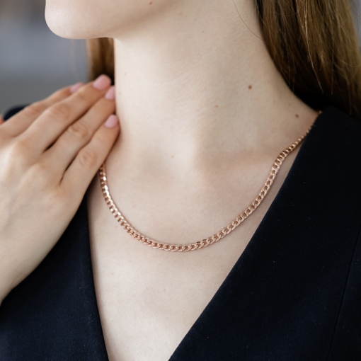 Vergoldete Kette oder als Armband 55 cm