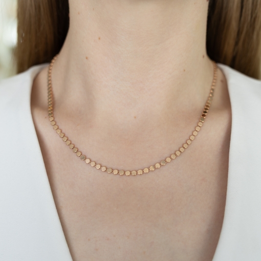 Gold chain and bracelet 