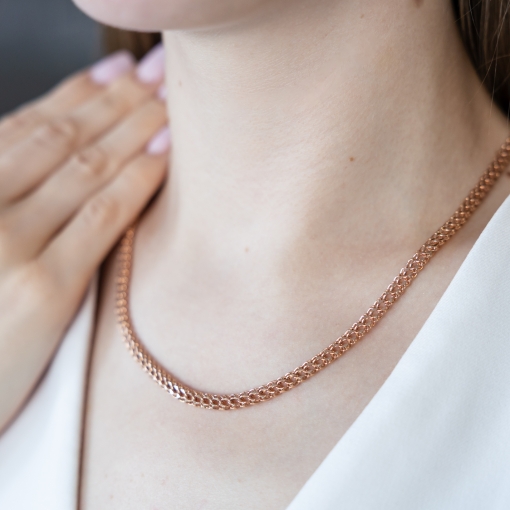 Gold chain and bracelet 60 cm