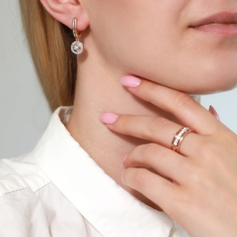 Серьги с бриллиантами 