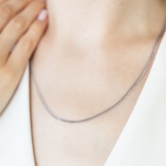 White gold chain 