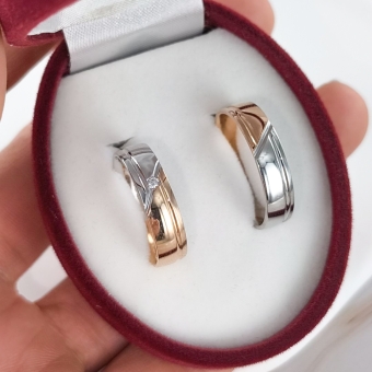 Wedding rings with diamond 