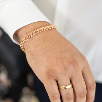 Goldkette oder als Armband massiv 