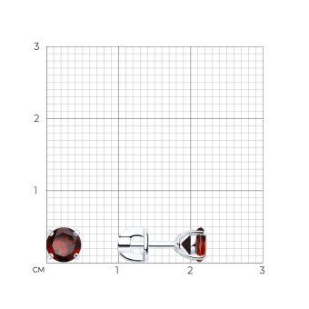 Ohrstecker mit Granat 