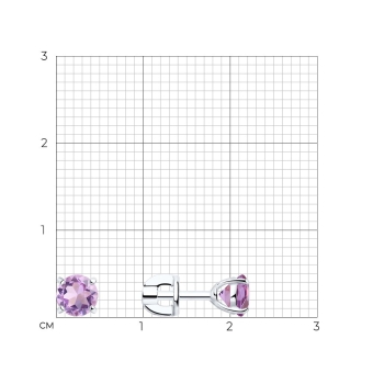 Ohrstecker mit Amethysten 