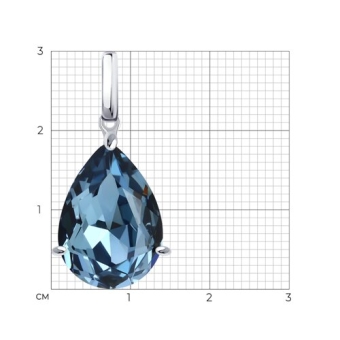 Pendant with crystal 