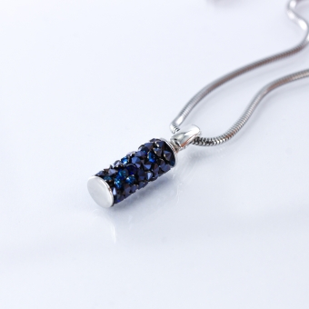 Anhänger mit blauen Kristallen Swarovski 