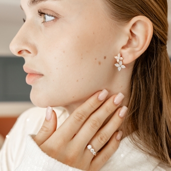 Damenring mit Zirkonia 