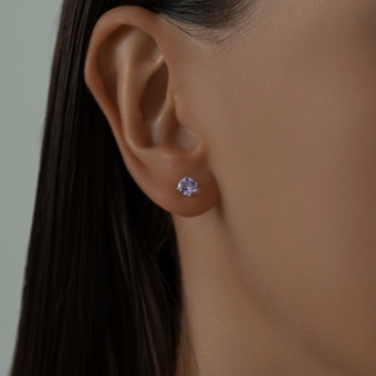 Ohrstecker mit Amethysten 