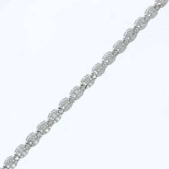 Bracelet with zirconia 