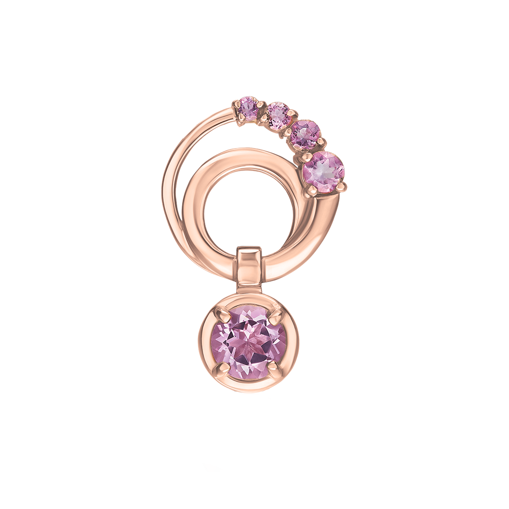 Anhänger mit Amethysten 
