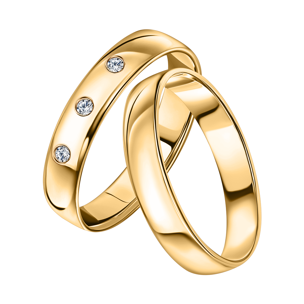 Trauringe mit Brillanten 