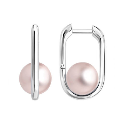 Earrings with pearl 