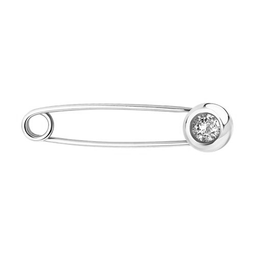 Brosche mit Zirkonia 