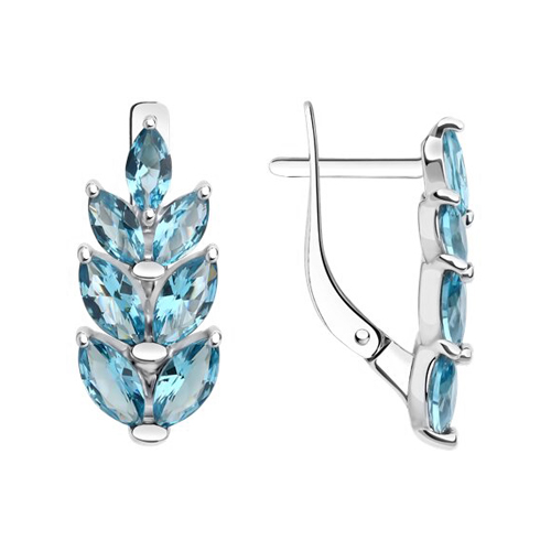 Earrings with sitalls 