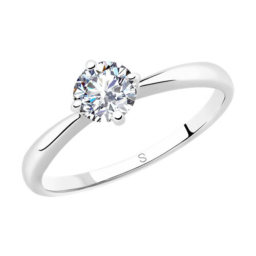 Women's ring with zirconia 