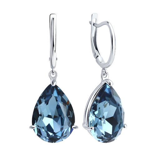 Earrings with crystal 