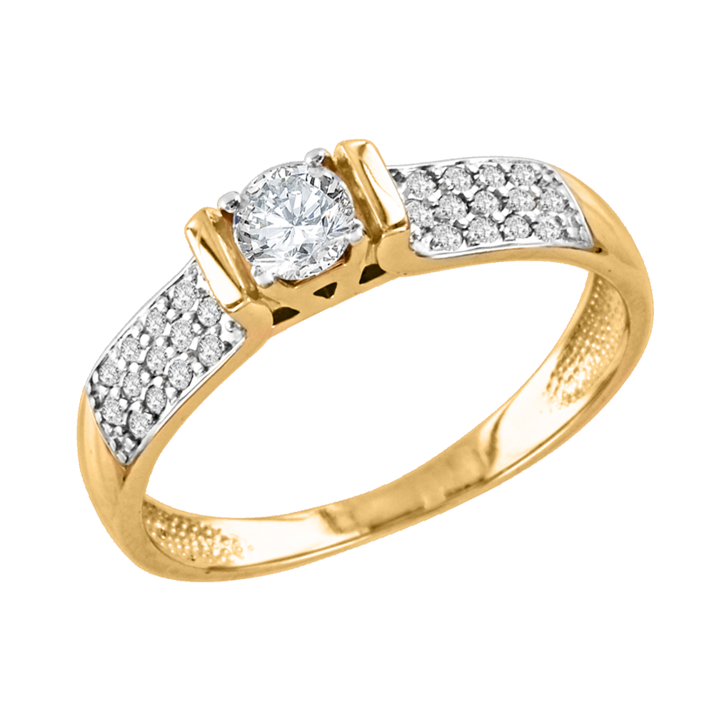 Damenring mit Swarovski Zirkonia 