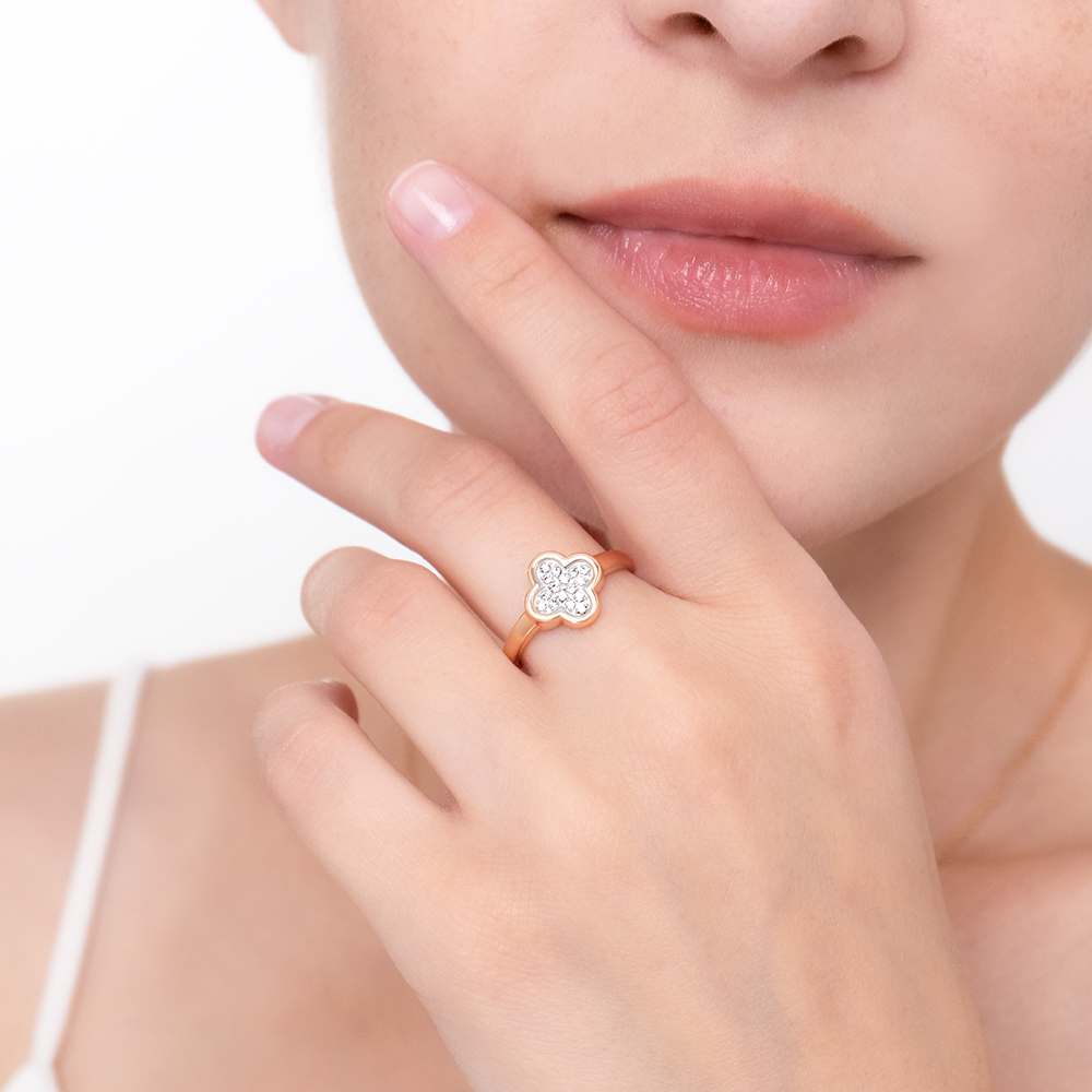 Damenring mit Zirkonia 