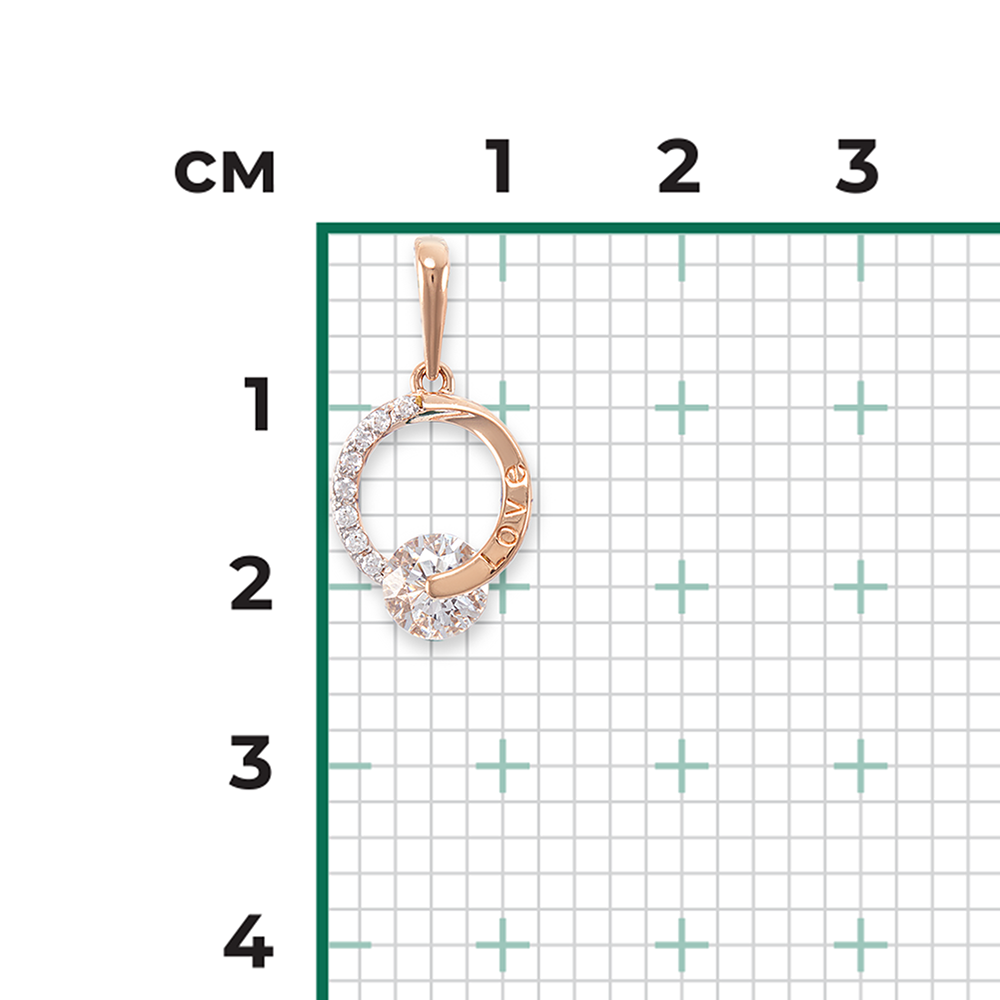 Anhänger mit Zirkonia 